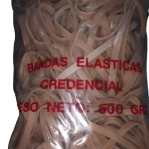 Bandas Elasticas Credencial 5 Mm. X 500 Grs. En Bolsa