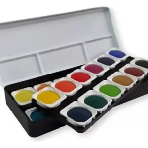 Acuarelas Profesionales Finetec 24 Colores Monopigmentadas Lata