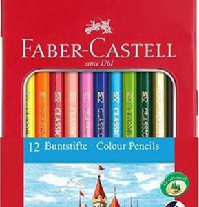 Lapices Faber Castell Hexagonal Lata X 12 Con Ventana