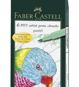 Marcadores Pitt Artist Brush Pastel X 6 Faber Castell