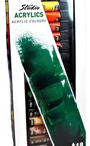 Acrilicos Set Pebeo Studio Acrylics X 18 Uni X 12 Ml