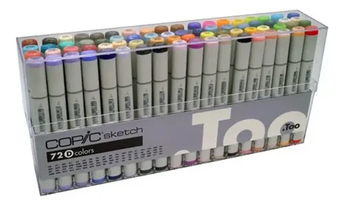 Marcadores Copic Doble Punta Sketch Linea D 72 Unidades Tinta Alcohol