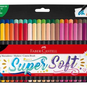 Marcadores Supersoft Punta Pincel X 50 Faber-castell Brush