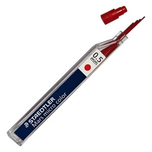 Minas 0,5 Mm. Staedtler Azul / Rojo / Verde Tubito X 12 Unid