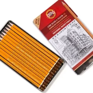 Lapices Grafito Koh-i-noor Triangulares Lata X 12
