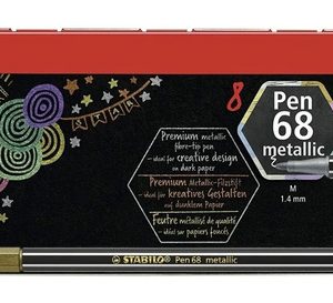 Stabilo Pen 68 Matilcas X 6 Caja Metalica