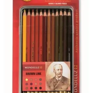 Lapices Koh-i-noor Mondeluz X 12 Gama Marrones Acuarelables