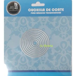 Scrapbooking Troqueles Circulos X 8 Medidas Cuchillas