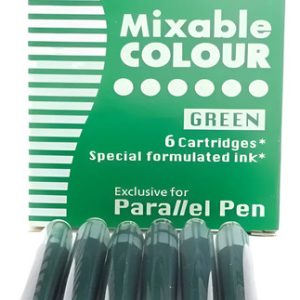 Cartucho Mixable P/ Parallel Pen Pilot Verde Por 6 Unidades