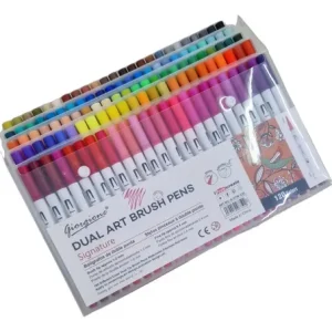 Marcadores Doble Punta Agua Giorgione 120 Colores Valija Transportadora