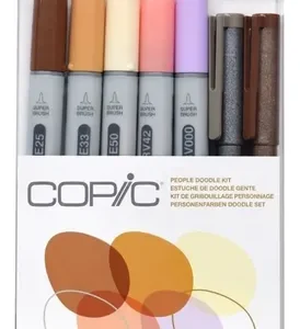 Marcadores Copic Ciao X 7 People Doble Punta Doodle Kit