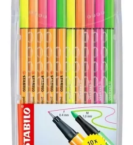 Stabilo Neon X 10 5 Pont 68 + 5 Pont 88