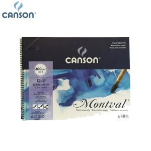 Album Canson Montval 300 Grs Grano Fino 32 X 41 Cm
