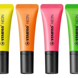 Resaltadores Stabilo Neon Pomo X 4 Unidades