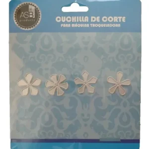 Scrapbooking Troqueles Flores 2,8 Cm 4 Piezas