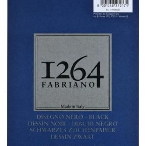 Papel Negro Block Fabriano 1264 200 G/m2 A5 20 Hojas