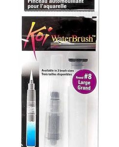 Pincel Waterbrush Koi Largo Redondo 8 Sakura