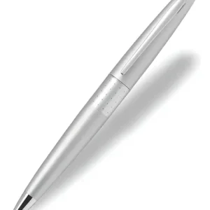 Bolígrafo Pilot Japón Mr Plateado Lapicera En Estuche Tinta Negro