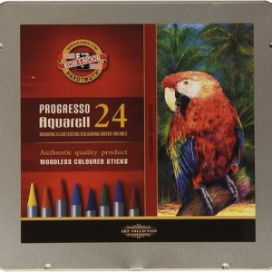 Lapices Acuarelables Koh-i-noor Progresso Sin Madera X 24