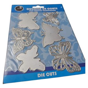Troqueles Scrapbooking Mariposas 3d 6 Piezas Modelo B