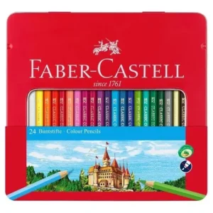 Lapices Faber Castell Hexagonal Lata X 24 Ecolapices