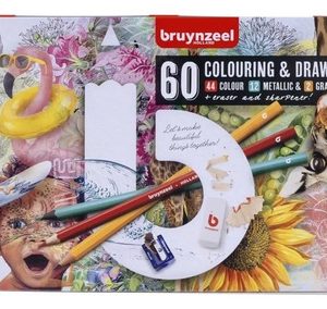 Lápices De Colores Bruynzeel 60 Unidades Caja Metálica Multicolor