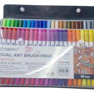 Marcadores Dual Art Brush Pens X 48 Colores Giorgione