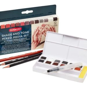 Set Derwent Acuarelas Tonos Sombras Y Medios