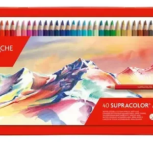 Lápices Acuarelables Caran D'ache Supracolor Set 40 Colores Multicolor