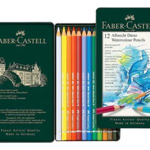 Lapices Acuarelables Faber Castell Albrecht Durer X 12 Lata Azul