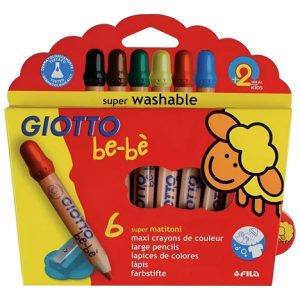 Lapices Giotto Bebe X 6 Colores