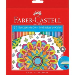 Set De 72 Lapices De Colores Faber Castell Ecolapices Largos