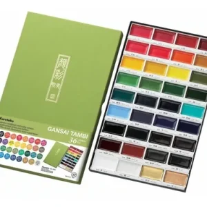 Acuarelas Gansai Tambi Kuretake 36 Colores