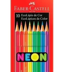 Lapices Faber Castell Colores Neon X 10 Unid