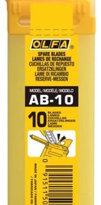 Cutter De Hoja Fija Olfa Ab-10 Color Foto - Pack De 10 Unidades