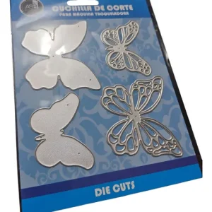 Troqueles Scrapbooking Mariposas 3d 4 Piezas