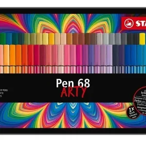 Set Stabilo Marcadores X 66 Colores Lata Metalica Pen 68