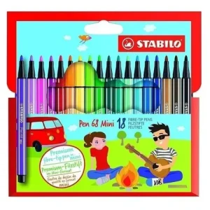 Stabilo Mini Marcadores 68 X 18 Unidades