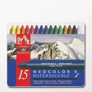 Crayones Caran Dache Neocolor Il Acuarelables X 15 Colores