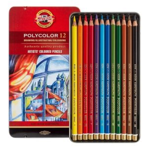 Lapices Koh-i-noor Polycolor X 12 Colores