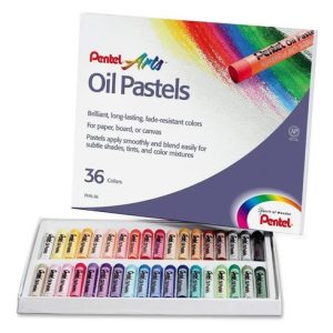 Oleos Pastel Pentel Arts X 36 Unidades