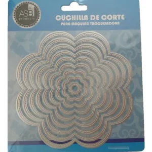 Scrapbooking Troqueles Flores De 14.6 Cm A 1,5 Cm 9 Piezas