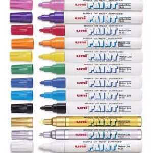 Marcadores Uni Paint Px 20 X 12 Unidades