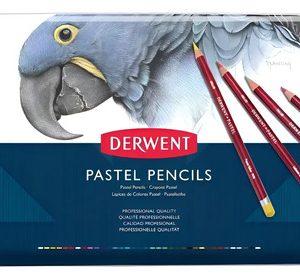 Set De 36 Lapices Derwent Pastel En Caja Metalica