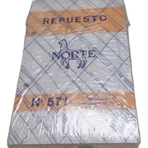Repuesto Norte 571 X 50 Hojas Rayadas X 10 Packs