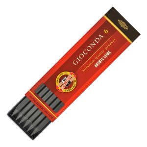 Koh-i-noor 4865 Minas 2b 5.6 Mm Trazos Suaves Y Oscuros Lápices Dibujo Negro