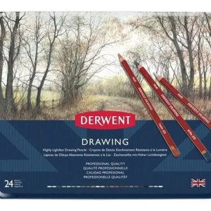 Lapices De Colores Derwent Drawing Resitente A Luz 24 Pzas Terracotta