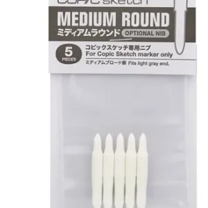 Repuesto Copic Nibs Medium Round Blister X 5 Unidades