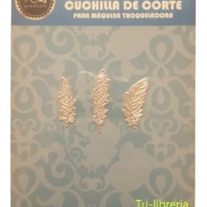 Scrapbooking Troqueles Set Plumas 3 Piezas
