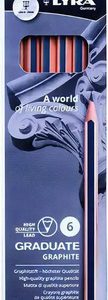 Lápices Grafito Lyra Graduate Set 6 Unidades B 2b 3b 4b 5b Hb